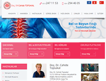 Tablet Screenshot of drcahidetopsakal.com